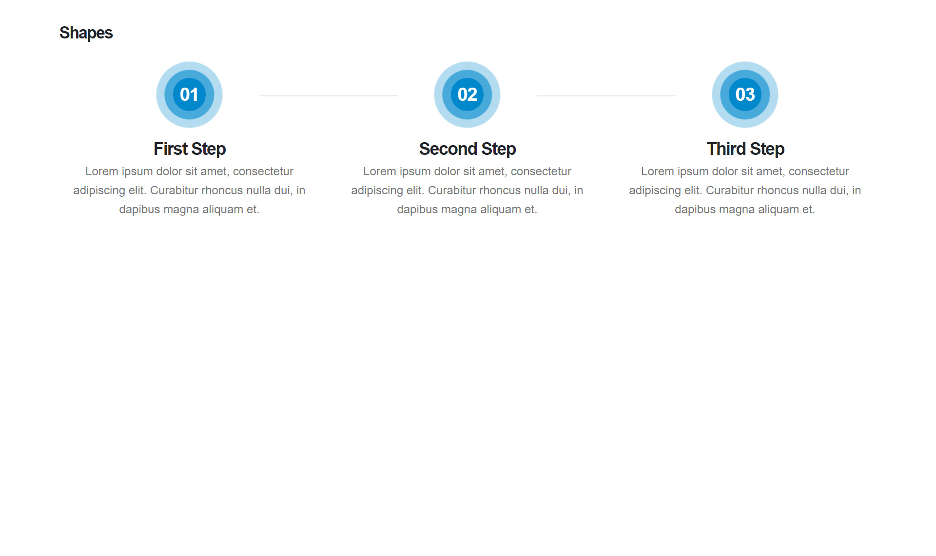 Shortcodes process-shapes แนะนำ เว็บไซต์สำเร็จรูป NineNIC